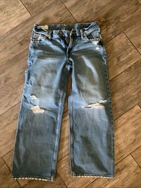 Low stride baggy jeans